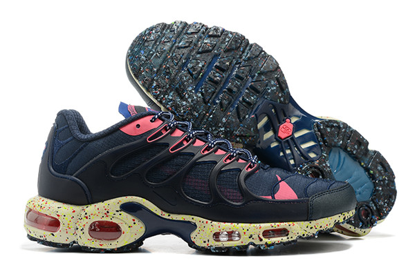 Men's Hot sale Running weapon Air Max TN Black/Pink Shoes 00212
